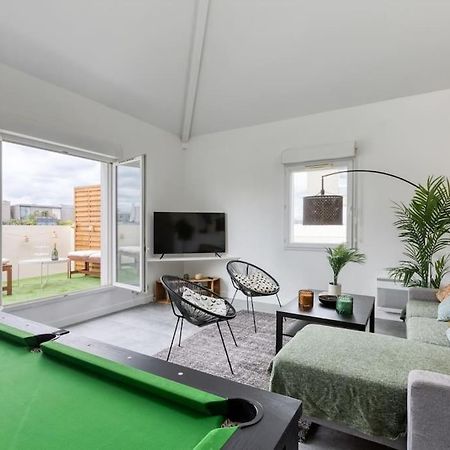 Premium Flat 6 People With Billard And Terrace Stade De France Saint-Denis  Exterior photo